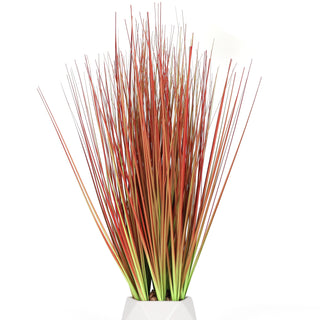 Red Grass Artificial Plant