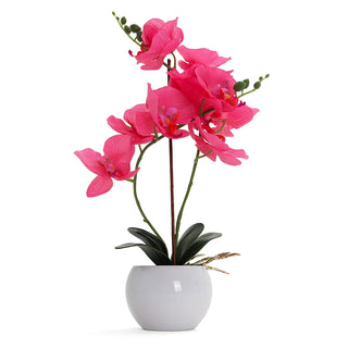 Hot Pink Artificial Orchid - Large