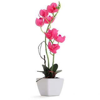 Hot Pink Artificial Orchid - Medium