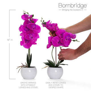 Violet Artificial Orchid - Large