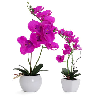 Violet Artificial Orchid - Medium