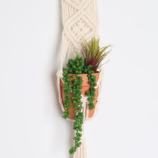 Macrame Plant Hanger - Boho Planter