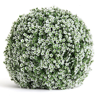 11" Medium Baby's Breath Topiary Ball