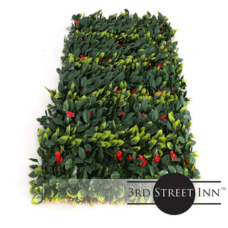 Red Rose Rattan Greenery Trellis