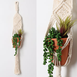 Macrame Plant Hanger - Boho Planter